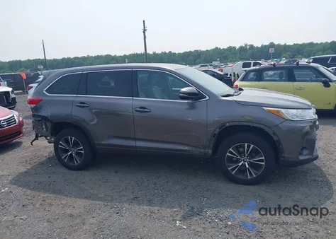 2018 Toyota Highlander Le from USA, damaged, VIN 5TDBZRFH3JS841728